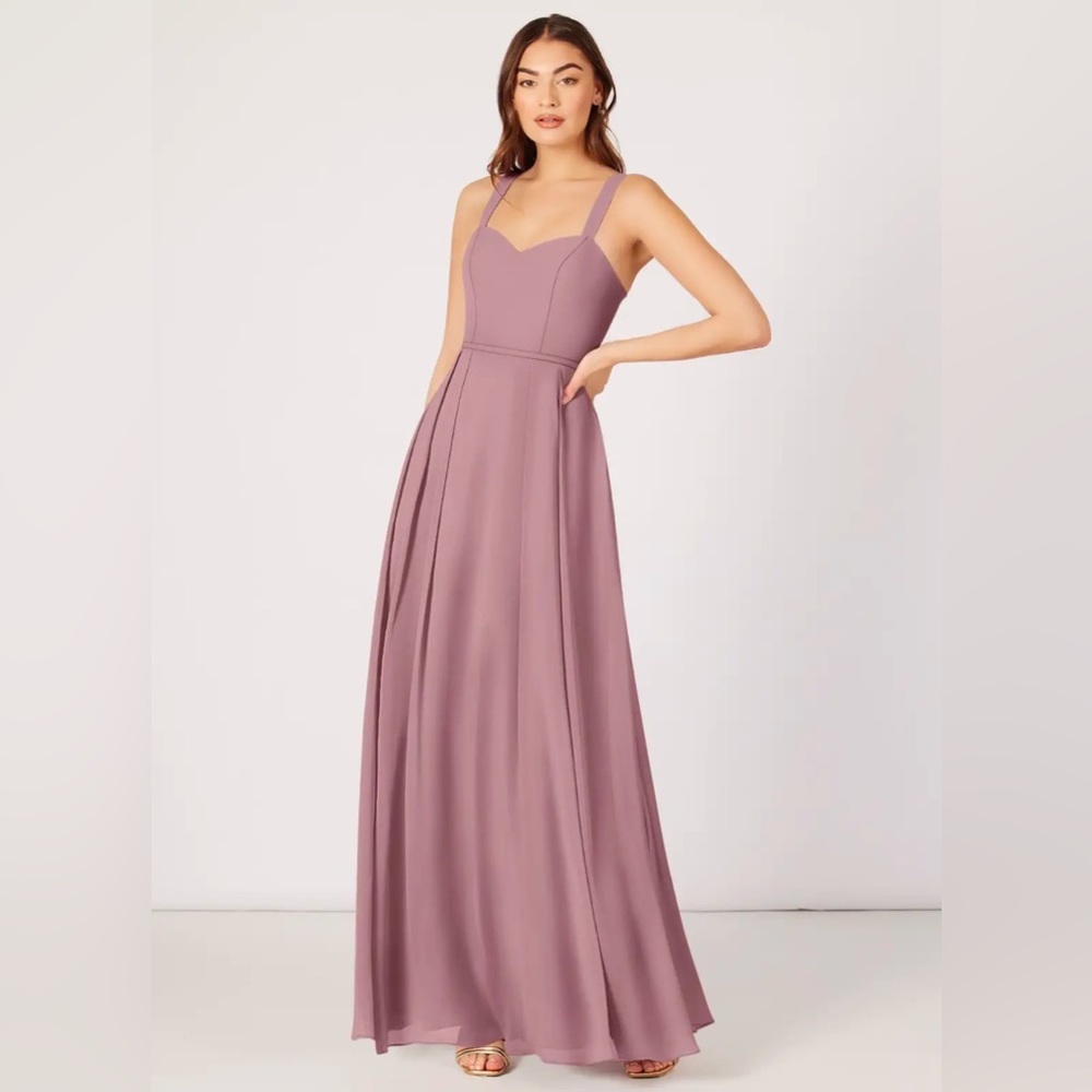 Azazie Simoan Bridesmaid Dress in Dusty Rose